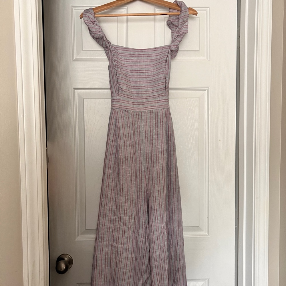 NWT Anthropologie Linen Jumpsuit